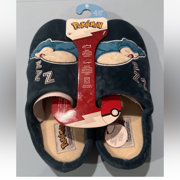 Pokemon Other - Pokémon Mens  Cosy Slippers Snorlax Size 7-8 NWT
